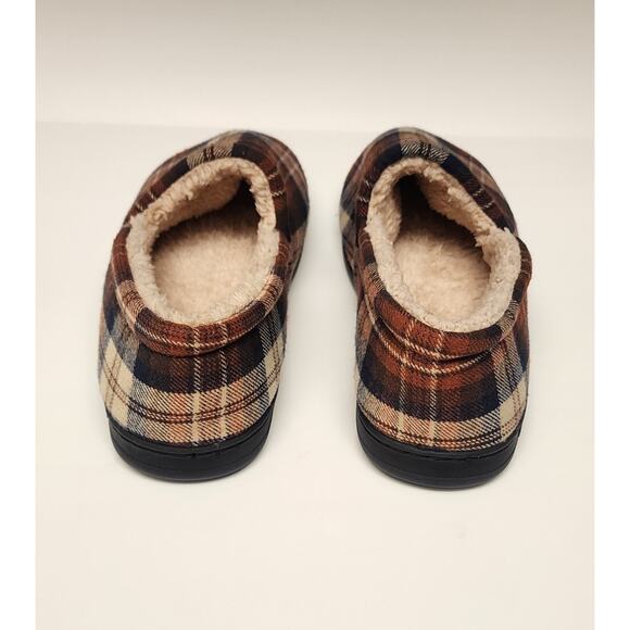 Royal Class MEN'S MEMORY FOAM SLIPPERS GREEN BLACK Size 13 - Picture 5 of 8